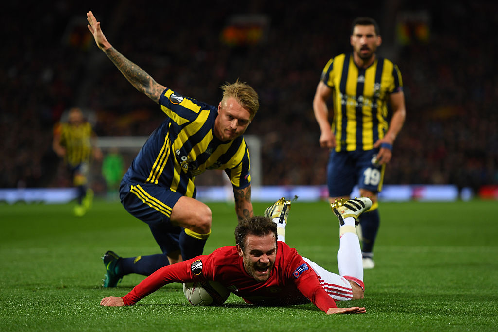 Manchester United X Fenerbahce Europa League 2016 2017 Fase De Grupos Grupo A Playmakerstats Com