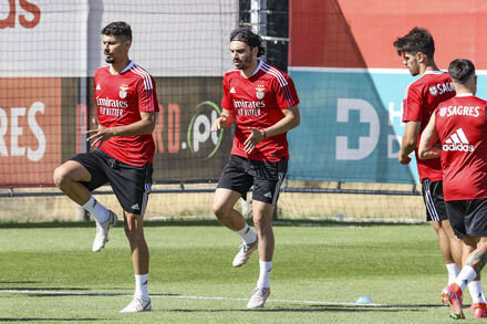 Benfica 2021/22: Primeiro treino da pr-poca