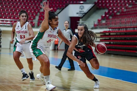 Portugal x Frana - FIBAE U20 Womens Challengers 2021 - Fase de GruposGrupo C