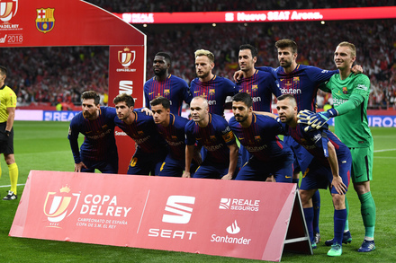 Sevilla X Barcelona Copa Del Rey 2017 18 Final Photos Playmakerstats Com