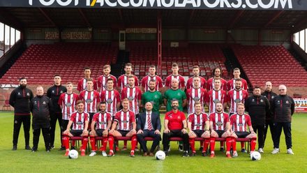 Altrincham Football Team from England