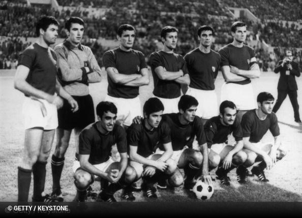 Seleo italiana vencedora do Euro 1968