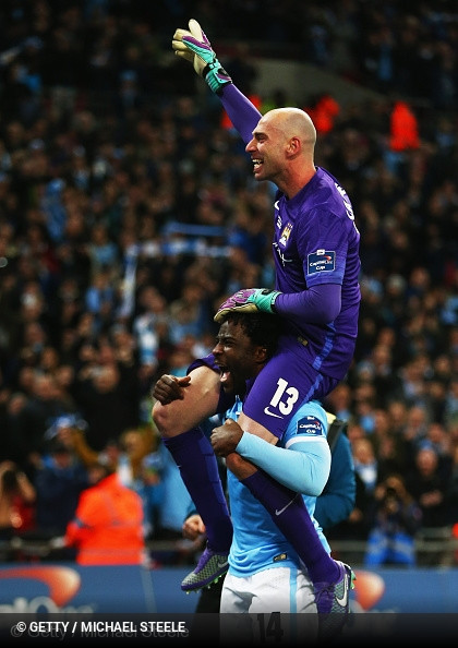 willy caballero,jogador,wilfried bony,liverpool,equipa,manchester city,capital one cup 2015/16,league cup