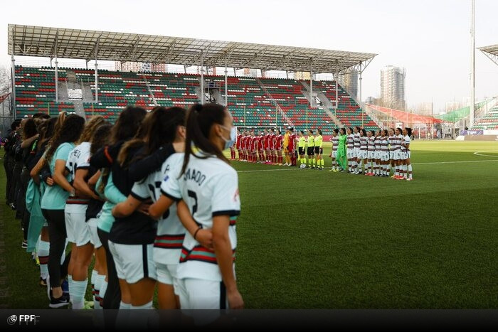 Rssia x Portugal - Qualificao Europeu Feminino 2022 - Play-Off  | 2 Mo